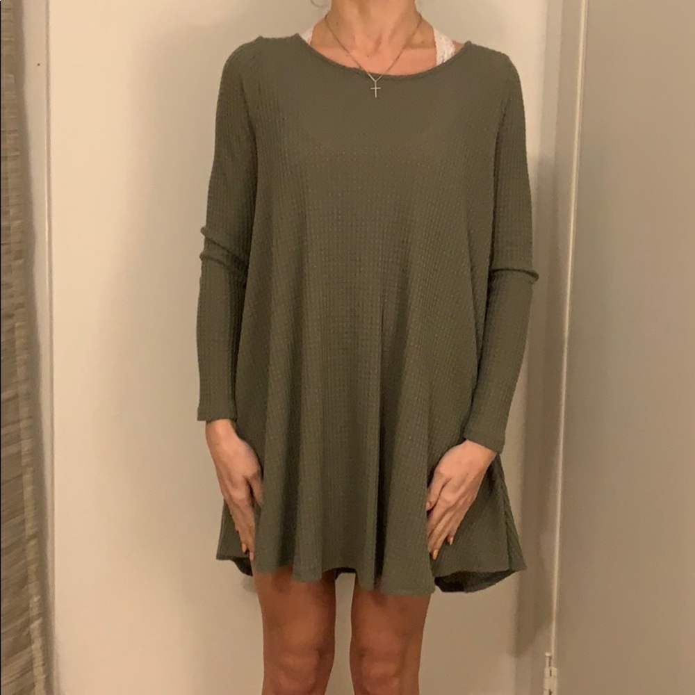 Army green dress